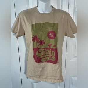 Next Level Apparel Train 90s Band Surf Beach T-Shirt